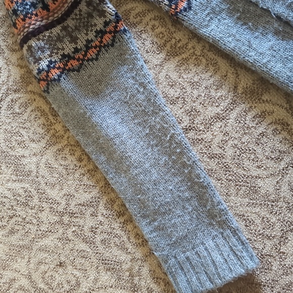 Maroon Grey knitted cardigan, medium by Tokyo Laundry - Picture 4 of 7